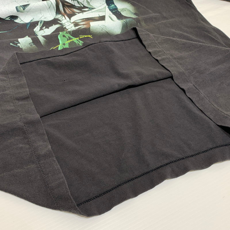 【中古品】【メンズ】 SAINT Mxxxxxx セントマイケル GS_LS TEE/GITS SM-YS1-0000-C33 ロングスリーブ Tシャツ 長袖 トップス 攻殻機動隊 142-260913-ko-02-teih サイズ：M カラー：ブラック系/チャコール系 万代Net店