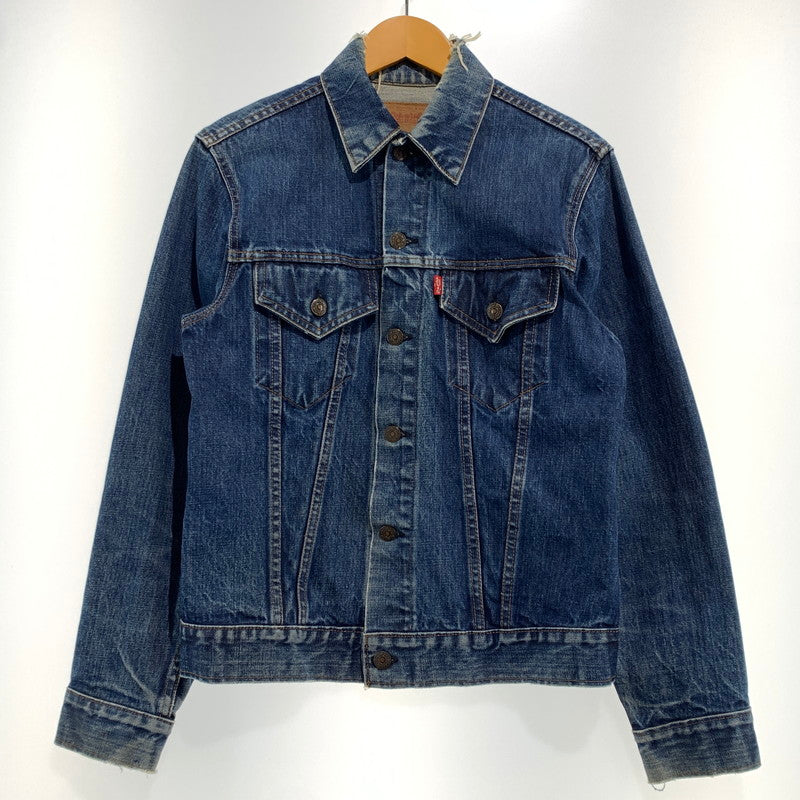 【現状渡し品】【メンズ】 Levi's リーバイス DENIM JACKET VINTAGE 70505-0217 デニムジャケット ライトアウター Gジャン ボタン裏刻印529 ヴィンテージ 145-260913-ko-13-teih サイズ：38 カラー：インディゴ 万代Net店