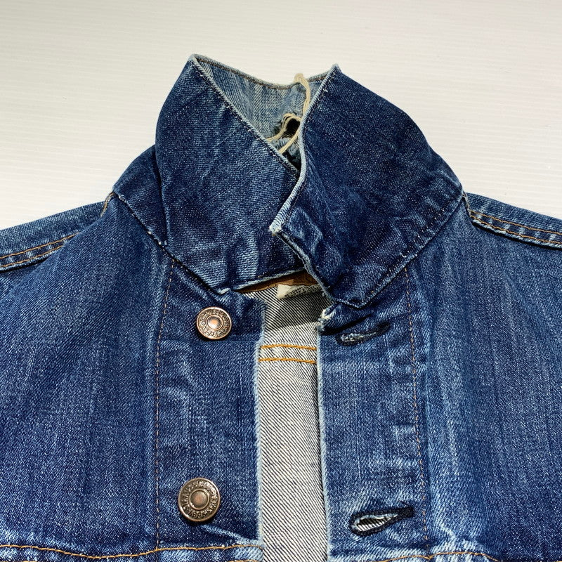 【現状渡し品】【メンズ】 Levi's リーバイス DENIM JACKET VINTAGE 70505-0217 デニムジャケット ライトアウター Gジャン ボタン裏刻印529 ヴィンテージ 145-260913-ko-13-teih サイズ：38 カラー：インディゴ 万代Net店