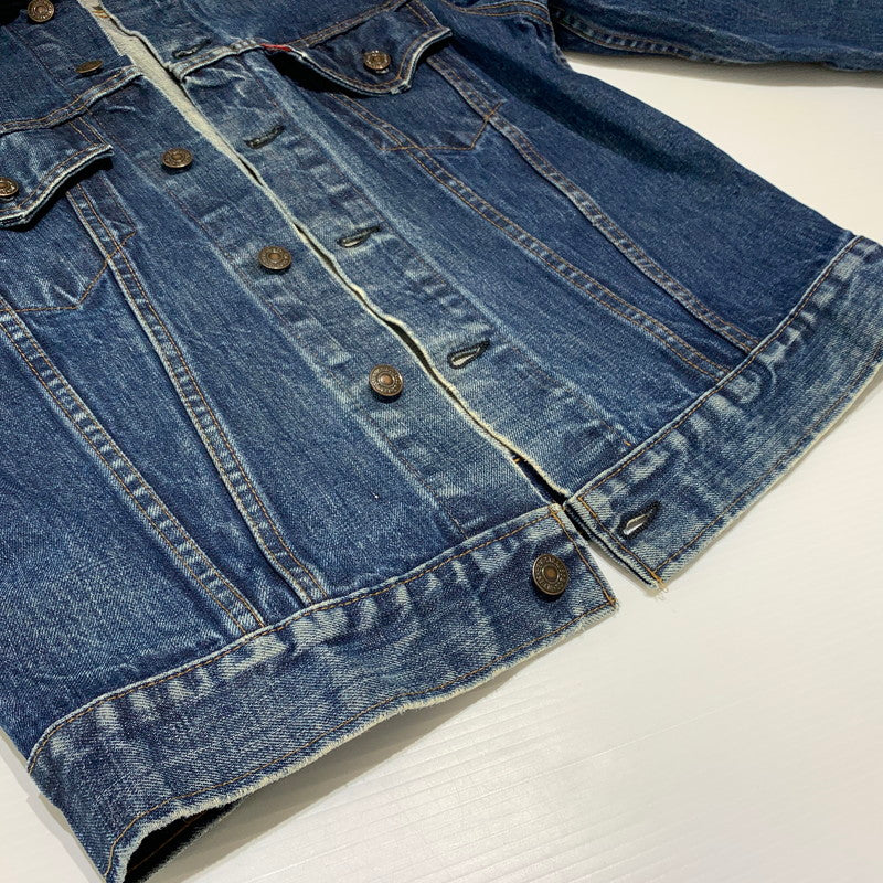 【現状渡し品】【メンズ】 Levi's リーバイス DENIM JACKET VINTAGE 70505-0217 デニムジャケット ライトアウター Gジャン ボタン裏刻印529 ヴィンテージ 145-260913-ko-13-teih サイズ：38 カラー：インディゴ 万代Net店
