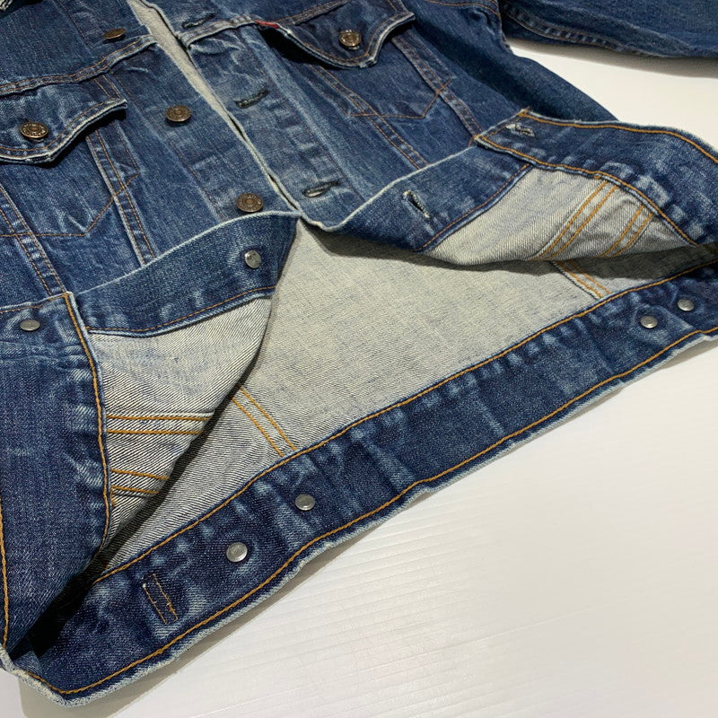 【現状渡し品】【メンズ】 Levi's リーバイス DENIM JACKET VINTAGE 70505-0217 デニムジャケット ライトアウター Gジャン ボタン裏刻印529 ヴィンテージ 145-260913-ko-13-teih サイズ：38 カラー：インディゴ 万代Net店