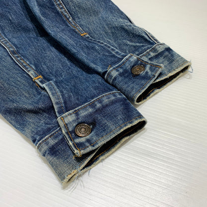 【現状渡し品】【メンズ】 Levi's リーバイス DENIM JACKET VINTAGE 70505-0217 デニムジャケット ライトアウター Gジャン ボタン裏刻印529 ヴィンテージ 145-260913-ko-13-teih サイズ：38 カラー：インディゴ 万代Net店