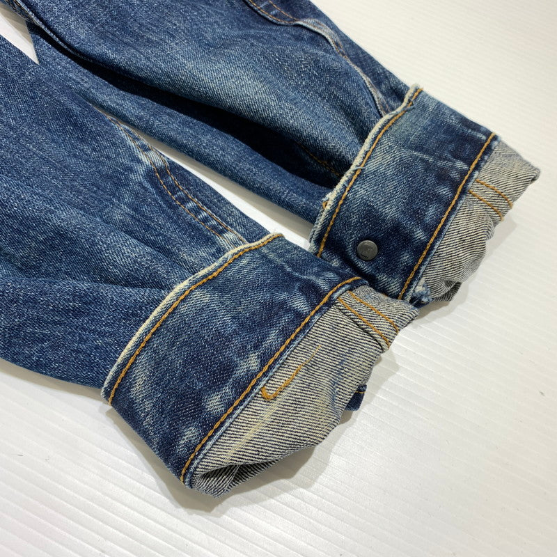 【現状渡し品】【メンズ】 Levi's リーバイス DENIM JACKET VINTAGE 70505-0217 デニムジャケット ライトアウター Gジャン ボタン裏刻印529 ヴィンテージ 145-260913-ko-13-teih サイズ：38 カラー：インディゴ 万代Net店