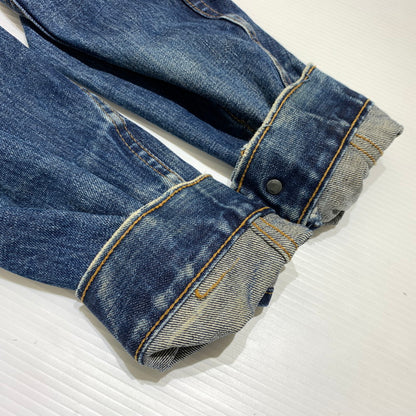 【現状渡し品】【メンズ】 Levi's リーバイス DENIM JACKET VINTAGE 70505-0217 デニムジャケット ライトアウター Gジャン ボタン裏刻印529 ヴィンテージ 145-260913-ko-13-teih サイズ：38 カラー：インディゴ 万代Net店