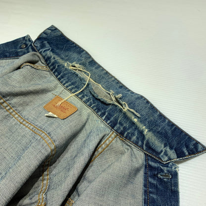 【現状渡し品】【メンズ】 Levi's リーバイス DENIM JACKET VINTAGE 70505-0217 デニムジャケット ライトアウター Gジャン ボタン裏刻印529 ヴィンテージ 145-260913-ko-13-teih サイズ：38 カラー：インディゴ 万代Net店