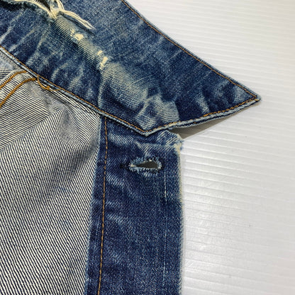 【現状渡し品】【メンズ】 Levi's リーバイス DENIM JACKET VINTAGE 70505-0217 デニムジャケット ライトアウター Gジャン ボタン裏刻印529 ヴィンテージ 145-260913-ko-13-teih サイズ：38 カラー：インディゴ 万代Net店