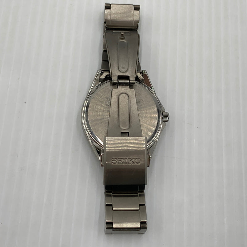 【中古品】【メンズ】 SEIKO セイコー SEIKO SELECTION SOLAR 7B75－0AA0 セイコー セレクション ソーラー 腕時計 197-260915-sa-25-teih カラー：シルバー 万代Net店
