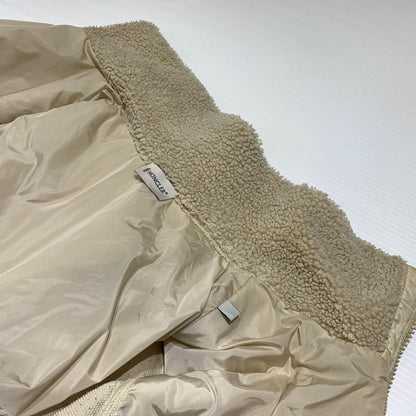 【中古品】【メンズ】 MONCLER モンクレール FELPA APERTA CON ZIP K20918G00043 89B59 フリースジャケット ライトアウター フルジップジャケット 141-260913-ko-12-teih サイズ：XS カラー：ベージュ系 万代Net店