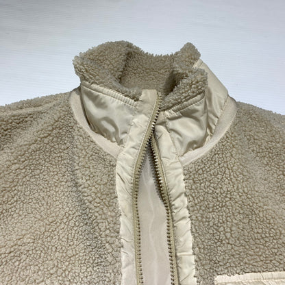 【中古品】【メンズ】 MONCLER モンクレール FELPA APERTA CON ZIP K20918G00043 89B59 フリースジャケット ライトアウター フルジップジャケット 141-260913-ko-12-teih サイズ：XS カラー：ベージュ系 万代Net店