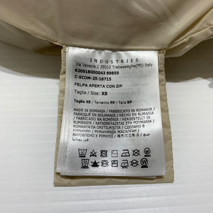 【中古品】【メンズ】 MONCLER モンクレール FELPA APERTA CON ZIP K20918G00043 89B59 フリースジャケット ライトアウター フルジップジャケット 141-260913-ko-12-teih サイズ：XS カラー：ベージュ系 万代Net店