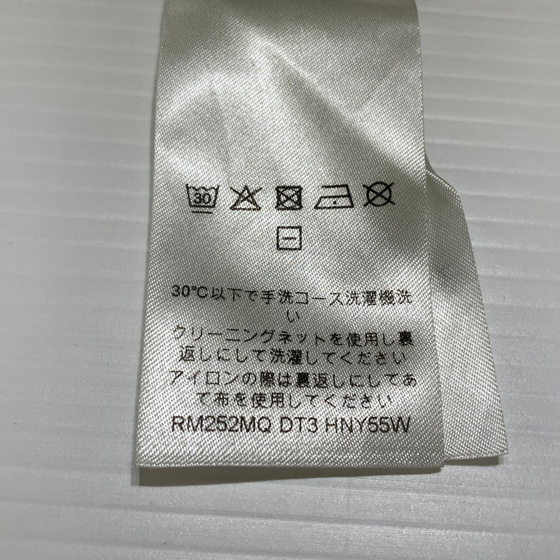 【中古品】【メンズ】 LOUIS VUITTON ルイ・ヴィトン RM252MQ DT3 HNY55W エンボス LVロゴ ショートスリーブ Tシャツ 半袖 トップス 179-260913-ko-05-teih サイズ：M カラー：ホワイト系/アイボリー系 万代Net店