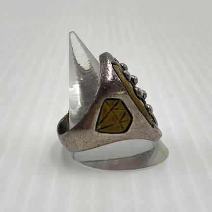 【中古品】【メンズ】 GALCIA ガルシア × GANGSTERVILLE ギャングスタービル 別注コラボ HORSEHOE RING ホースシュー リング 指輪 アクセサリー 192-260915-sa-24-teih サイズ：20号 カラー：シルバー 14号 万代Net店