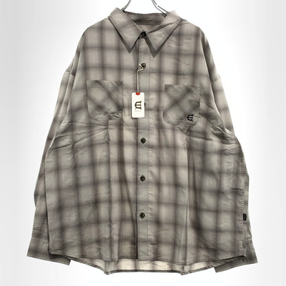 【中古品】【メンズ】 Evisen Skateboards エビセン スケートボード WILLIAM CHECK L/S SHIRT 26SS-S05 ウィリアム チェック ロングスリーブ シャツ 長袖 トップス 142-260913-ko-08-teih サイズ：XL カラー：グレー 万代Net店