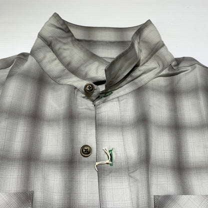 【中古品】【メンズ】 Evisen Skateboards エビセン スケートボード WILLIAM CHECK L/S SHIRT 26SS-S05 ウィリアム チェック ロングスリーブ シャツ 長袖 トップス 142-260913-ko-08-teih サイズ：XL カラー：グレー 万代Net店