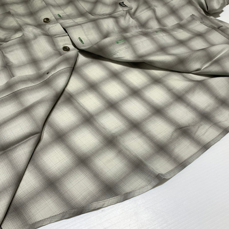 【中古品】【メンズ】 Evisen Skateboards エビセン スケートボード WILLIAM CHECK L/S SHIRT 26SS-S05 ウィリアム チェック ロングスリーブ シャツ 長袖 トップス 142-260913-ko-08-teih サイズ：XL カラー：グレー 万代Net店