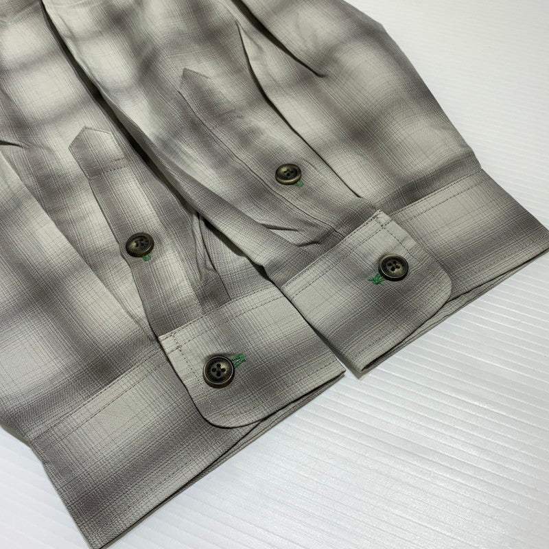 【中古品】【メンズ】 Evisen Skateboards エビセン スケートボード WILLIAM CHECK L/S SHIRT 26SS-S05 ウィリアム チェック ロングスリーブ シャツ 長袖 トップス 142-260913-ko-08-teih サイズ：XL カラー：グレー 万代Net店