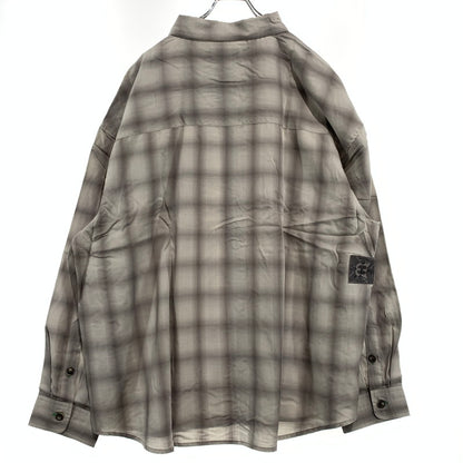 【中古品】【メンズ】 Evisen Skateboards エビセン スケートボード WILLIAM CHECK L/S SHIRT 26SS-S05 ウィリアム チェック ロングスリーブ シャツ 長袖 トップス 142-260913-ko-08-teih サイズ：XL カラー：グレー 万代Net店