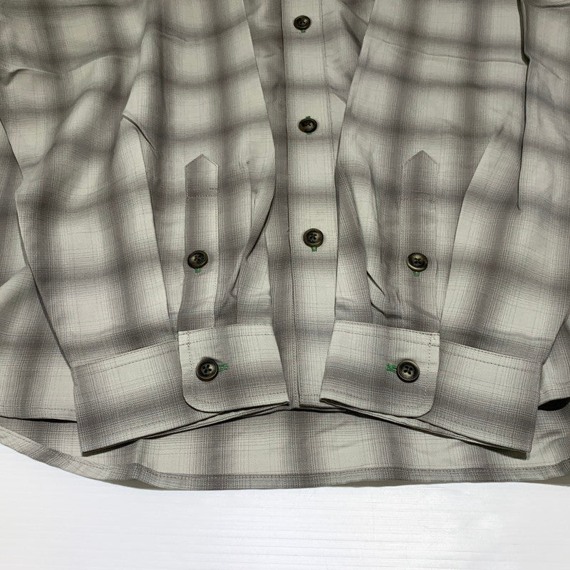 【中古品】【メンズ】 Evisen Skateboards エビセン スケートボード WILLIAM CHECK L/S SHIRT 26SS-S05 ウィリアム チェック ロングスリーブ シャツ 長袖 トップス 142-260913-ko-08-teih サイズ：XL カラー：グレー 万代Net店