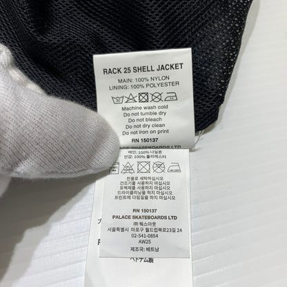 【中古品】【メンズ】 PALACE パレス 25AW RACK 25 SHELL JACKET ラック25 シェルジャケット ライトアウター ナイロンジャケット 142-260913-ko-11-teih サイズ：XL カラー：ブラック 万代Net店