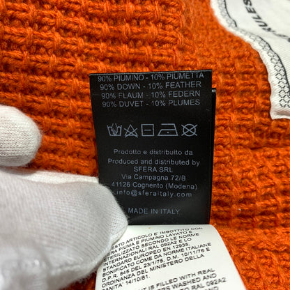 【中古品】【メンズ】 BARKB-RULES バークビールールス KNIT DUFFLE COAT 001470124-0001 ニット ダッフルコート アウター ナイロン ダウンジャケット 141-260913-ko-15-teih サイズ：L カラー：オレンジ 万代Net店
