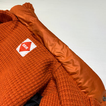 【中古品】【メンズ】 BARKB-RULES バークビールールス KNIT DUFFLE COAT 001470124-0001 ニット ダッフルコート アウター ナイロン ダウンジャケット 141-260913-ko-15-teih サイズ：L カラー：オレンジ 万代Net店