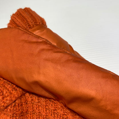 【中古品】【メンズ】 BARKB-RULES バークビールールス KNIT DUFFLE COAT 001470124-0001 ニット ダッフルコート アウター ナイロン ダウンジャケット 141-260913-ko-15-teih サイズ：L カラー：オレンジ 万代Net店