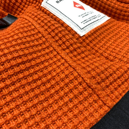 【中古品】【メンズ】 BARKB-RULES バークビールールス KNIT DUFFLE COAT 001470124-0001 ニット ダッフルコート アウター ナイロン ダウンジャケット 141-260913-ko-15-teih サイズ：L カラー：オレンジ 万代Net店