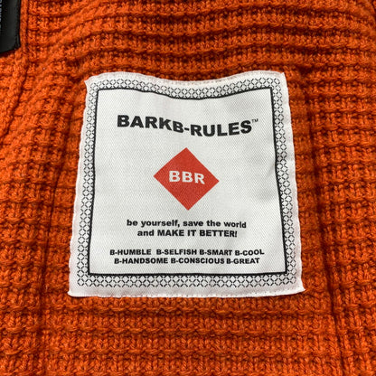 【中古品】【メンズ】 BARKB-RULES バークビールールス KNIT DUFFLE COAT 001470124-0001 ニット ダッフルコート アウター ナイロン ダウンジャケット 141-260913-ko-15-teih サイズ：L カラー：オレンジ 万代Net店