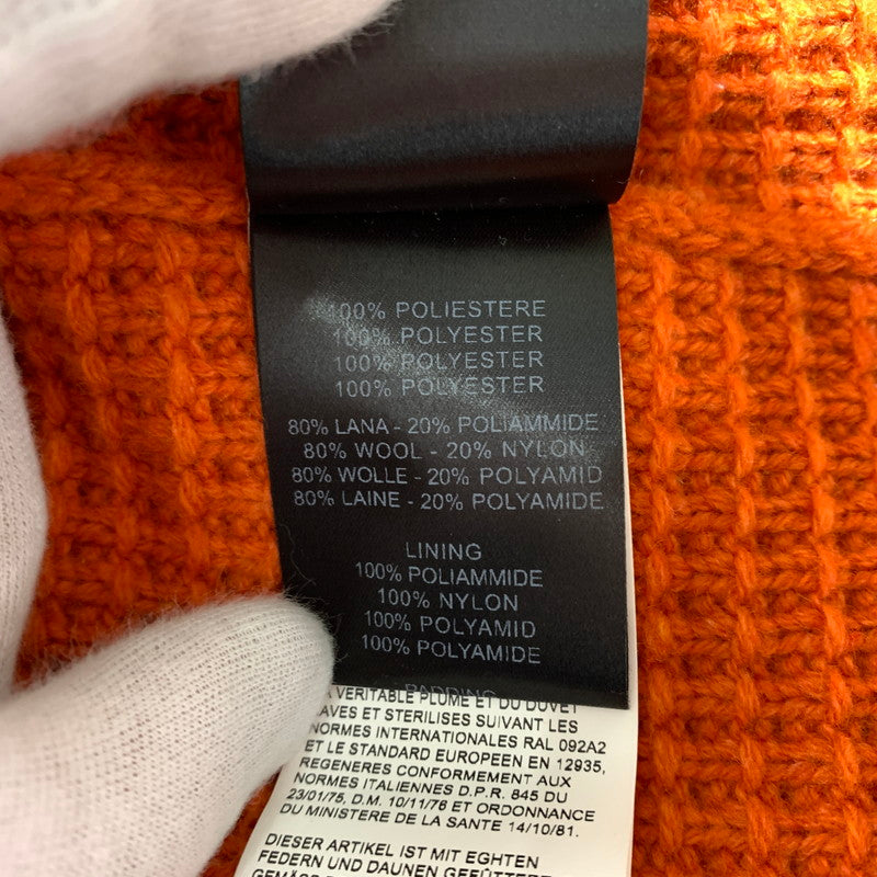 【中古品】【メンズ】 BARKB-RULES バークビールールス KNIT DUFFLE COAT 001470124-0001 ニット ダッフルコート アウター ナイロン ダウンジャケット 141-260913-ko-15-teih サイズ：L カラー：オレンジ 万代Net店