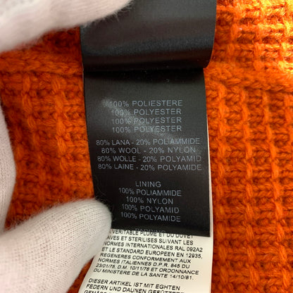 【中古品】【メンズ】 BARKB-RULES バークビールールス KNIT DUFFLE COAT 001470124-0001 ニット ダッフルコート アウター ナイロン ダウンジャケット 141-260913-ko-15-teih サイズ：L カラー：オレンジ 万代Net店