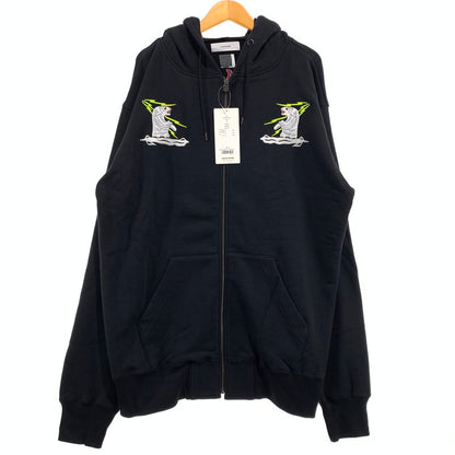 【中古品】【メンズ】 FACETASM ファセッタズム SKA ZIP-UP SWEAT KR-SW-M01 ジップアップ スウェット トップス フルジップパーカー スカジャン風 140-260913-ko-09-teih サイズ：3 カラー：ブラック 万代Net店