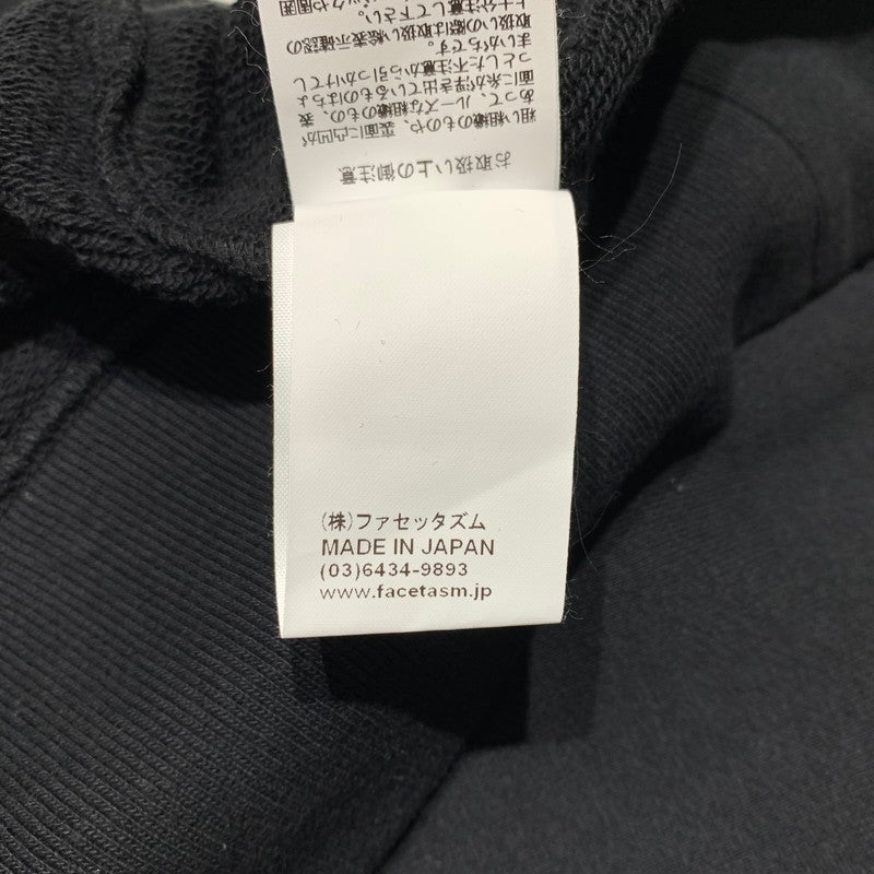 【中古品】【メンズ】 FACETASM ファセッタズム SKA ZIP-UP SWEAT KR-SW-M01 ジップアップ スウェット トップス フルジップパーカー スカジャン風 140-260913-ko-09-teih サイズ：3 カラー：ブラック 万代Net店