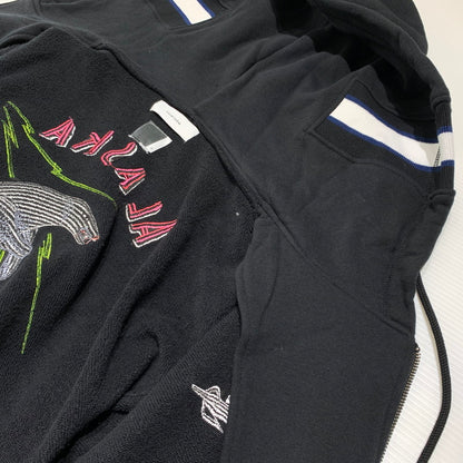 【中古品】【メンズ】 FACETASM ファセッタズム SKA ZIP-UP SWEAT KR-SW-M01 ジップアップ スウェット トップス フルジップパーカー スカジャン風 140-260913-ko-09-teih サイズ：3 カラー：ブラック 万代Net店