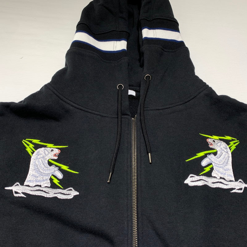 【中古品】【メンズ】 FACETASM ファセッタズム SKA ZIP-UP SWEAT KR-SW-M01 ジップアップ スウェット トップス フルジップパーカー スカジャン風 140-260913-ko-09-teih サイズ：3 カラー：ブラック 万代Net店