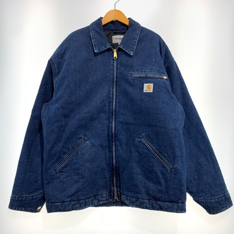 【中古品】【メンズ】 Carhartt WIP カーハート ワークインプログレス OG DETROIT JACKET I031370 デトロイトジャケット アウター ワークジャケット 145-260913-ko-14-teih サイズ：XXL カラー：インディゴ 万代Net店