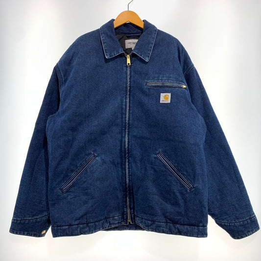 【中古品】【メンズ】 Carhartt WIP カーハート ワークインプログレス OG DETROIT JACKET I031370 デトロイトジャケット アウター ワークジャケット 145-260913-ko-14-teih サイズ：XXL カラー：インディゴ 万代Net店