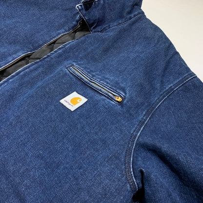 【中古品】【メンズ】 Carhartt WIP カーハート ワークインプログレス OG DETROIT JACKET I031370 デトロイトジャケット アウター ワークジャケット 145-260913-ko-14-teih サイズ：XXL カラー：インディゴ 万代Net店