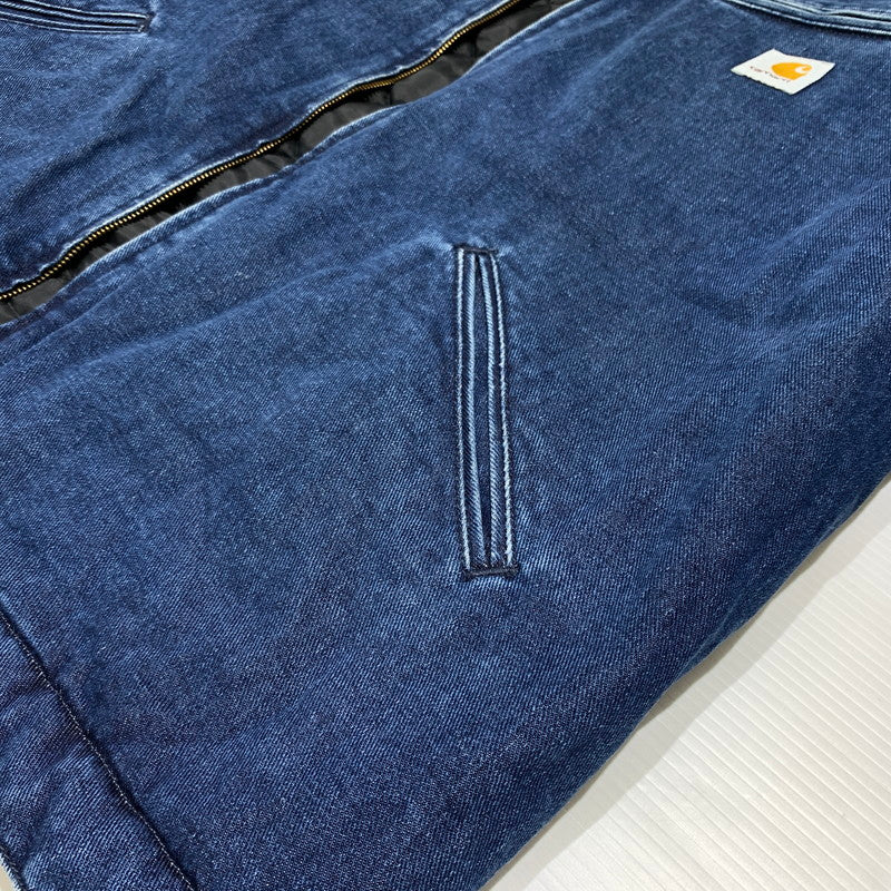 【中古品】【メンズ】 Carhartt WIP カーハート ワークインプログレス OG DETROIT JACKET I031370 デトロイトジャケット アウター ワークジャケット 145-260913-ko-14-teih サイズ：XXL カラー：インディゴ 万代Net店