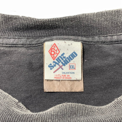【中古品】【メンズ】 SAINT Mxxxxxx セント マイケル × NEIGHBORHOOD ネイバーフッド 別注 コラボ 25SS STHD . S/S TEE FEARLESS SM-HR8-0000-C70 ショートスリーブ Tシャツ 半袖 トップス 140-260913-ko-01-teih サイズ：XXL カラー：ブラック系/チャコール系 万代Net店