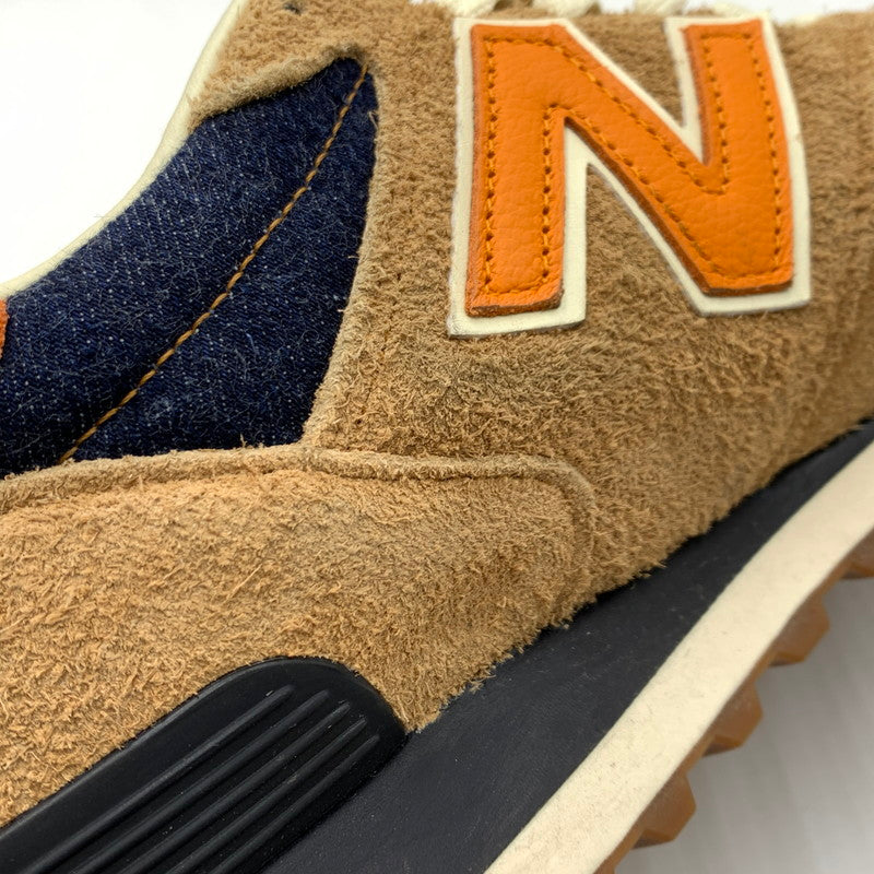 【中古品】【メンズ】 NEW BALNCE ニューバランス × Levi’s リーバイス 別注 コラボ SNEAKERS M1300LV スニーカー 靴 デニム シューズ 162-260917-ko-09-teih サイズ：28cm カラー：ベージュ 万代Net店