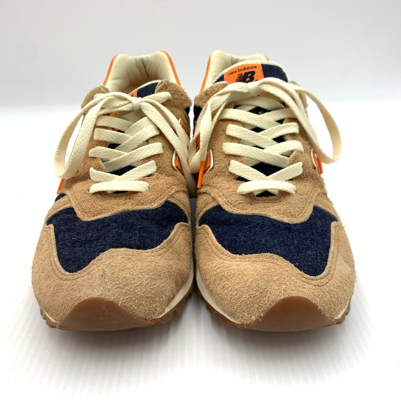 【中古品】【メンズ】 NEW BALNCE ニューバランス × Levi’s リーバイス 別注 コラボ SNEAKERS M1300LV スニーカー 靴 デニム シューズ 162-260917-ko-09-teih サイズ：28cm カラー：ベージュ 万代Net店