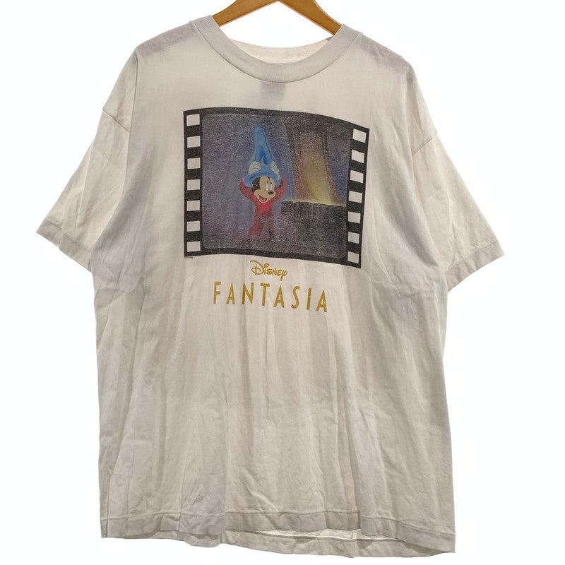 【中古品】【メンズ】 SAINT Mxxxxxx セントマイケル DSNY_TEE FANTASIA SM-MK1-0000-C86 ディズニー Tシャツ ファンタジア 半袖 トップス 142-260913-ko-04-teih サイズ：L カラー：ホワイト 万代Net店