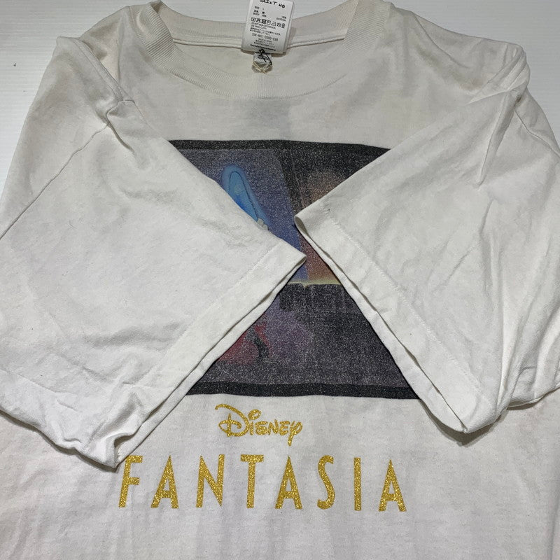 【中古品】【メンズ】 SAINT Mxxxxxx セントマイケル DSNY_TEE FANTASIA SM-MK1-0000-C86 ディズニー Tシャツ ファンタジア 半袖 トップス 142-260913-ko-04-teih サイズ：L カラー：ホワイト 万代Net店