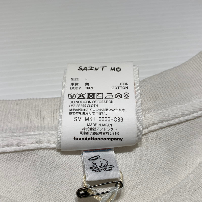 【中古品】【メンズ】 SAINT Mxxxxxx セントマイケル DSNY_TEE FANTASIA SM-MK1-0000-C86 ディズニー Tシャツ ファンタジア 半袖 トップス 142-260913-ko-04-teih サイズ：L カラー：ホワイト 万代Net店