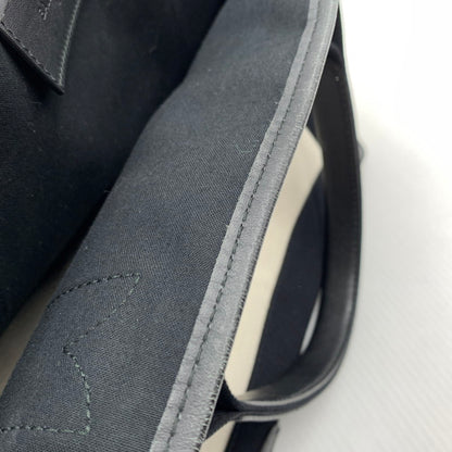 【中古品】【メンズ/レディース】 BALENCIAGA バレンシアガ 339933 ネイビーカバス カバン コットンキャンバス カーフスキン 180-260914-ko-05-teih カラー：ナチュラル/ブラック 万代Net店