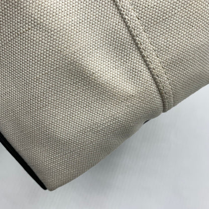 【中古品】【メンズ/レディース】 BALENCIAGA バレンシアガ 339933 ネイビーカバス カバン コットンキャンバス カーフスキン 180-260914-ko-05-teih カラー：ナチュラル/ブラック 万代Net店