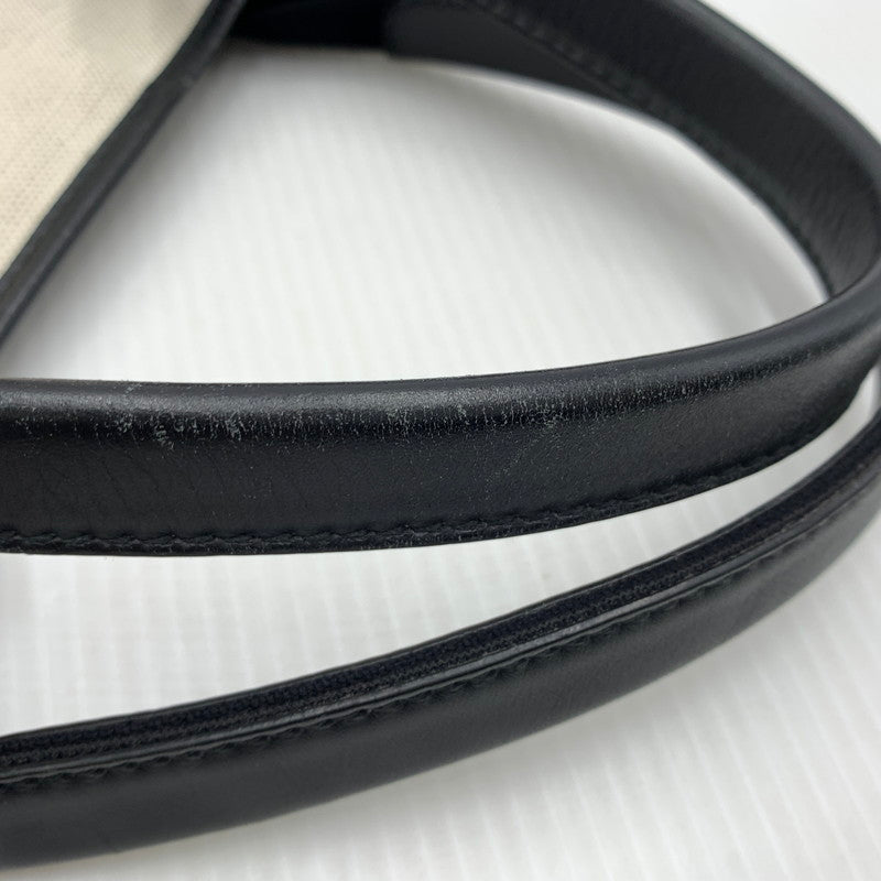 【中古品】【メンズ/レディース】 BALENCIAGA バレンシアガ 339933 ネイビーカバス カバン コットンキャンバス カーフスキン 180-260914-ko-05-teih カラー：ナチュラル/ブラック 万代Net店