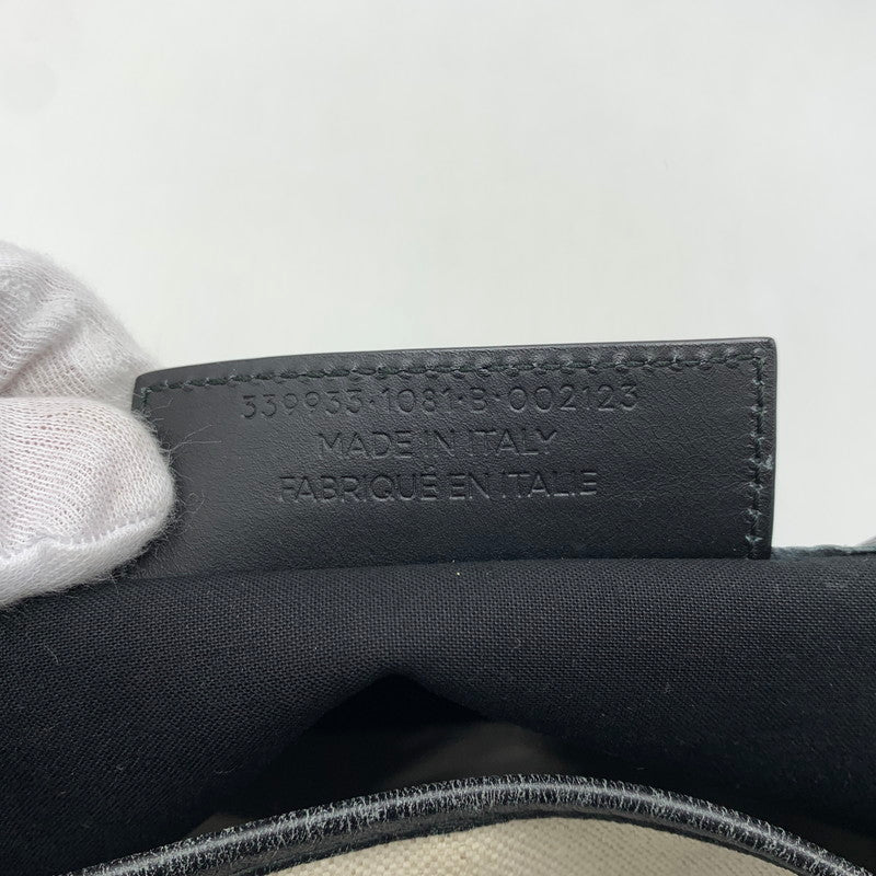 【中古品】【メンズ/レディース】 BALENCIAGA バレンシアガ 339933 ネイビーカバス カバン コットンキャンバス カーフスキン 180-260914-ko-05-teih カラー：ナチュラル/ブラック 万代Net店