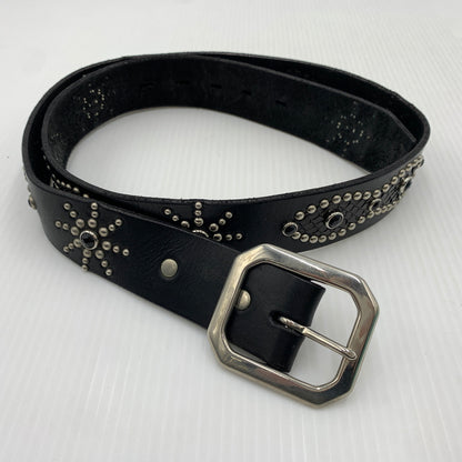 【中古品】【メンズ】 HTC エイチティーシー OVERLAY PEANUT BELT オーバーレイ ピーナッツ ベルト アクセサリー 205-260915-sa-21-teih サイズ：36 カラー：ブラック 万代Net店