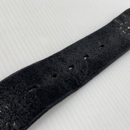 【中古品】【メンズ】 HTC エイチティーシー OVERLAY PEANUT BELT オーバーレイ ピーナッツ ベルト アクセサリー 205-260915-sa-21-teih サイズ：36 カラー：ブラック 万代Net店